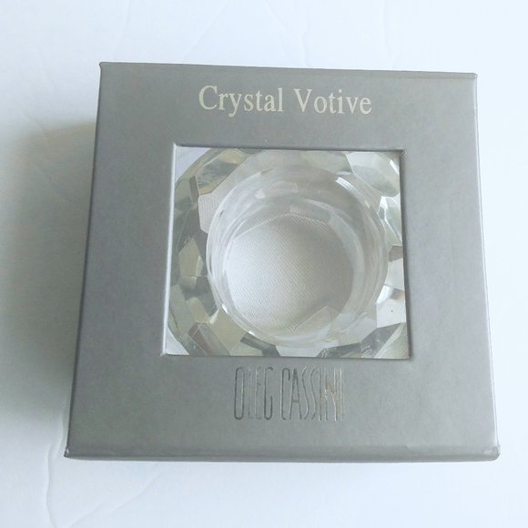 Crystal Votive Glass Candle Holder in Box - Picture 4 of 8